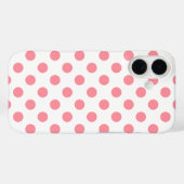 サンゴと白水玉模様 Case-Mate iPhoneケース (裏面 (横))