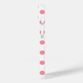 サンゴと白水玉模様 Case-Mate iPhoneケース (裏面 / 左)