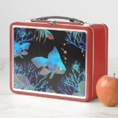 サンゴと遊藻の間の海洋動物 メタルランチボックス (インサイチュ)