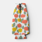 サンゴと金ゴールドの花 ボトルクーラー (裏面)