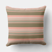 サンゴと金ゴールドストライプ クッション (裏面)