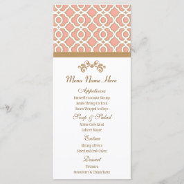 サンゴと金ゴールドモロッコメニュー メニュー