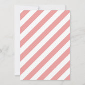 サンゴと金ゴールド航海のベイビーシャワー招待状 招待状 (裏面)