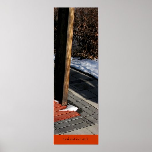 サンゴと鉄の掛け布団ポスター ポスター (正面)