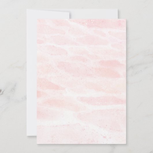 サンゴと魔法の王国へようこそ!お姫様の誕生日パーティーのご招待です 招待状 (裏面)