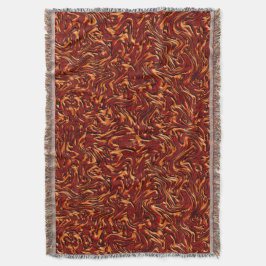 サンゴのように見え、壁のオレンジ色のテクスチャ スローブランケット