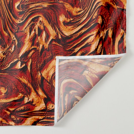 サンゴのように見え、壁のオレンジ色のテクスチャ タペストリー (詳細)