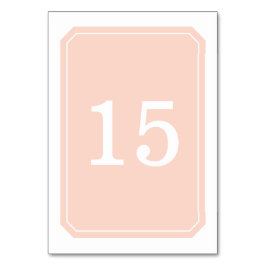 サンゴのエレガント簡易表カード テーブルナンバー