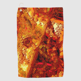 サンゴのカーニバルマスクに変色 ゴルフタオル