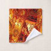 サンゴのカーニバルマスクに変色 バスタオルセット (ウォッシュタオル)