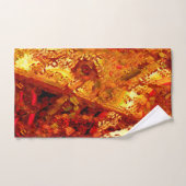 サンゴのカーニバルマスクに変色 バスタオルセット (ハンドタオル)