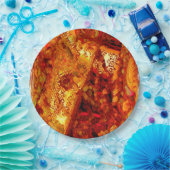 サンゴのカーニバルマスクに変色 ペーパープレート (パーティー)