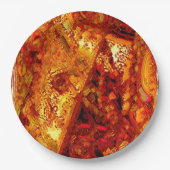 サンゴのカーニバルマスクに変色 ペーパープレート (正面)