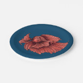 サンゴのシャム戦闘魚 ペーパープレート (アングル)