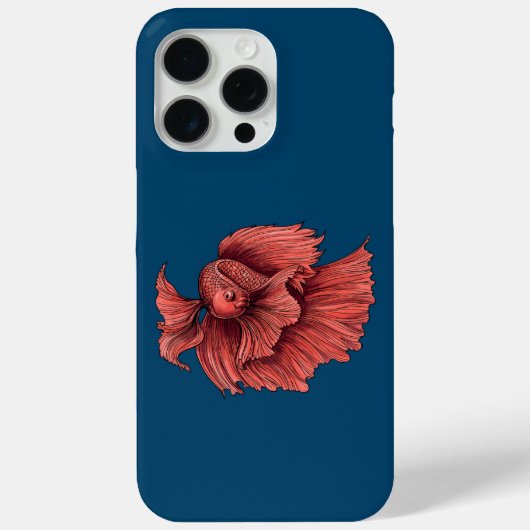 サンゴのシャム戦闘魚 Case-Mate iPhoneケース (裏面)