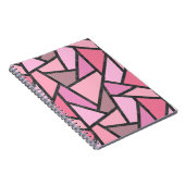 サンゴのステンドグラス模様の色合い ノートブック (右側)