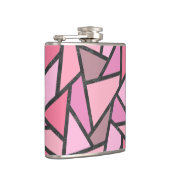 サンゴのステンドグラス模様の色合い フラスク (右)