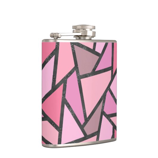 サンゴのステンドグラス模様の色合い フラスク (右)