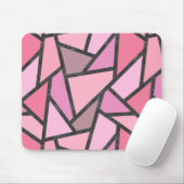 サンゴのステンドグラス模様の色合い マウスパッド (マウス)