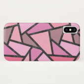 サンゴのステンドグラス模様の色合い Case-Mate iPhoneケース (裏面(横))