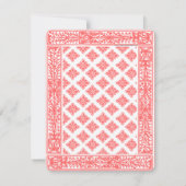 サンゴのトランプ キング/クイーン セーブ・ザ・デート (裏面)