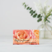 サンゴのバラ紹介は友人の名刺を伝える 紹介カード (スタンド正面)