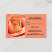 サンゴのバラ紹介は友人の名刺を伝える 紹介カード (裏面)