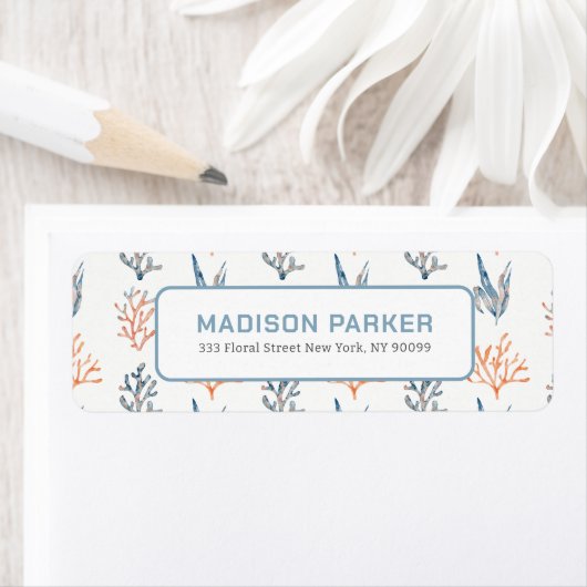 サンゴのパターン ラベル (インサイチュ)