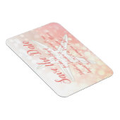 サンゴのヒトデのビーチー日付の磁結婚石を保存 マグネット (右側)