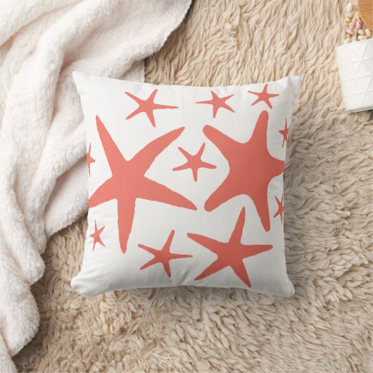 サンゴのヒトデ – ライフビーチ – 枕 (ブランケット)