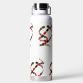 サンゴのヘビ野生動物の芸術 ウォーターボトル (背面)