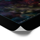 サンゴの上のイルカ ポスター (角)