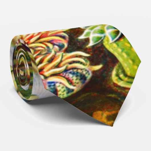 サンゴの動物 ネクタイ (ロール)