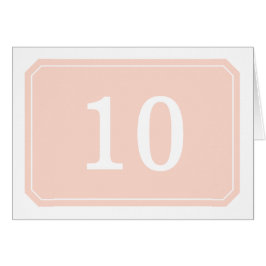 サンゴの単エレガント表番号カード