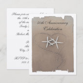 サンゴの周年記念招待状 招待状 (正面/裏面)