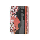 サンゴの夏のアジアのバスマット バスマット (正面縦)