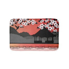 サンゴの夏のアジアのバスマット バスマット