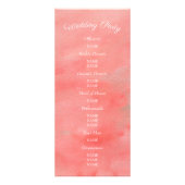 サンゴの夢結婚の儀式プログラム ラックカード (裏面)