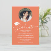 サンゴの大学院生の写真卒業 招待状 (スタンド正面)