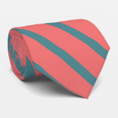 サンゴの対角ストライプ ネクタイ (ロール)