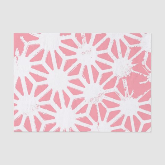 サンゴの幾何学的パターン 薄葉紙 (正面)