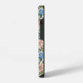 サンゴの庭花柄 iPhoneケース (左側面)