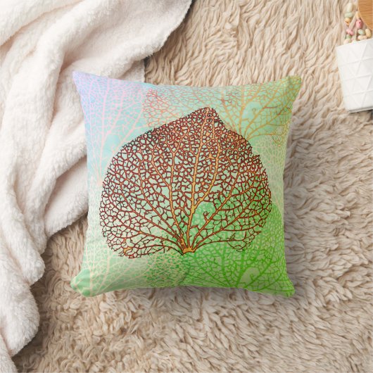 サンゴの影 クッション (ブランケット)