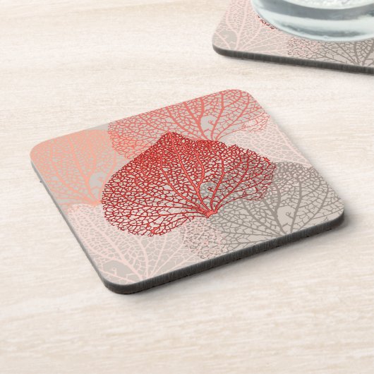 サンゴの影 コースター (左側)