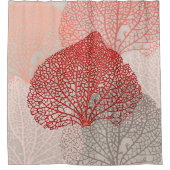 サンゴの影 シャワーカーテン (正面)