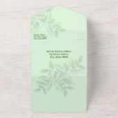 サンゴの星のクリスマスグリーティングフォト オールインワン招待状 (外側)