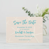 サンゴの星のスターター 海の星の結婚式の招待状 招待状 (スタンド正面)