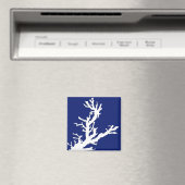 サンゴの枝 – ネイビーブルーとホワイト マグネット (インサイチュ (食洗機))