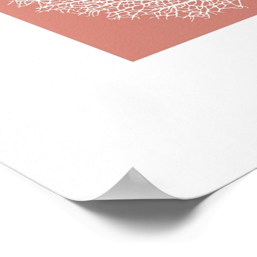 サンゴの枝 ポスター (角)