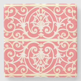 サンゴの渦巻き模様 ストーンコースター